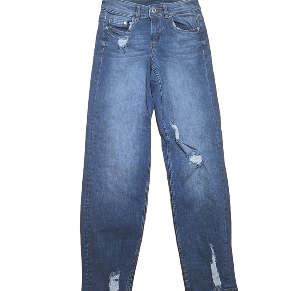 Divided H&M Skinny Jeans Size 4 Distressed
